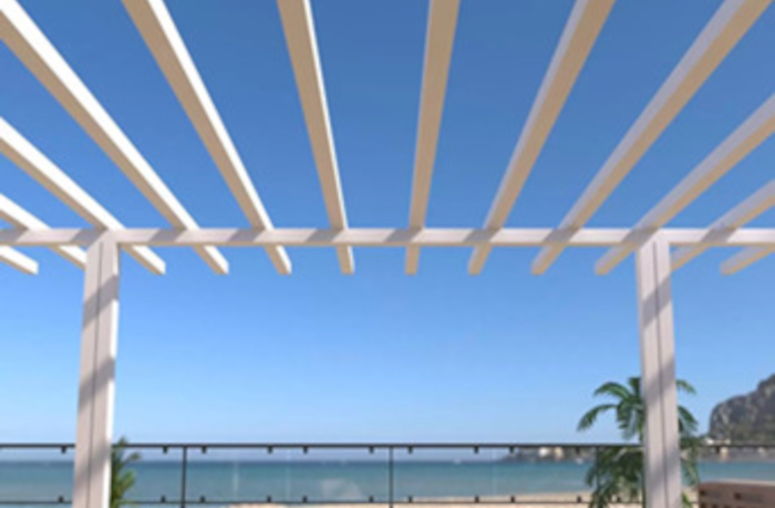 Estructura de pérgola de aluminio - Imagen 2