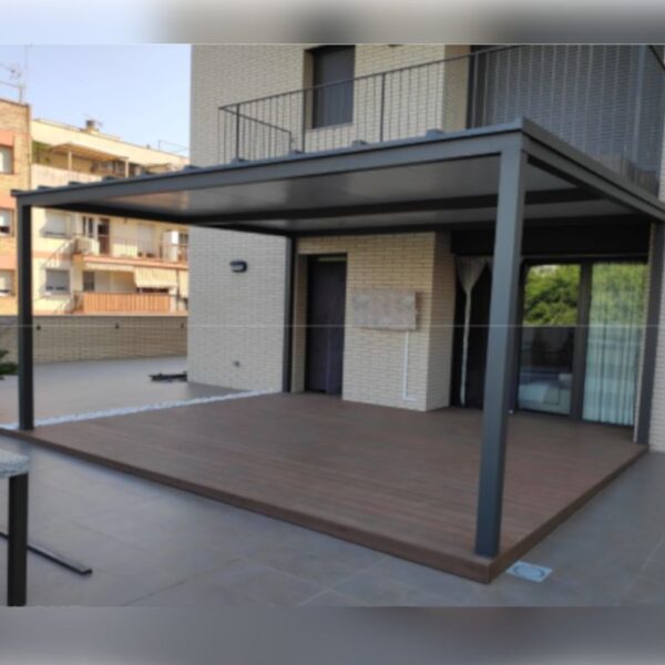 estructura pergola aluminio