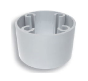 fija tubo suelo pared pergola